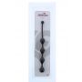 Sznur 4 kulek analnych silikonowy czarny 24 cm Dream Toys - 2