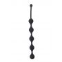 Sznur analny silikonowy 5 kulek Dream Toys czarny 28 cm - 3