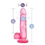 Dildo żelowe Blush B Yours Sweet n Hard 4 różowe - 6