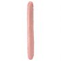 Dildo podwójne realistyczne Real Rapture PVC 34 cm - 2