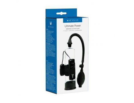 Wibracyjna pompka do penisa Ultimate Power Me You Us 20 cm - 3