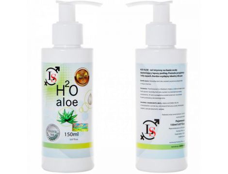 Żel intymny kojący z aloesem LoveStim H2O Aloe 150ml - 2