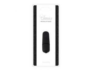 Mini wibrator bullet Classics Toyz4lovers czarny 5,5 cm wodoodporny