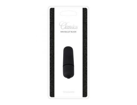 Mini wibrator bullet Classics Toyz4lovers czarny 5,5 cm wodoodporny