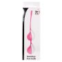 Kulki silikonowe NS Novelties Teardrop Duo Balls różowe 20 cm - 2