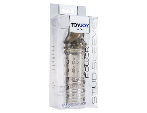 Przedłużka na penisa Power Stud ToyJoy szara 15.5 cm