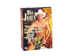 Lalka nadmuchiwana Big John NMC PVC z wibrującym penisem