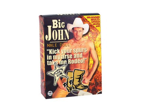 Lalka nadmuchiwana Big John NMC PVC z wibrującym penisem