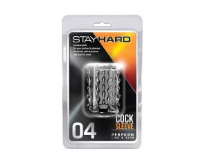Nakładka na penisa Stay Hard TPE przezroczysta Blush