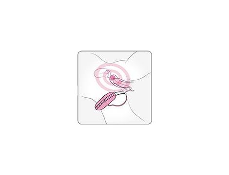 Wibrujące jajko Play Ball Adrien Lastic z pilotem 3,9 cm - 2