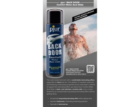 Żel analny Pjur Backdoor Comfort Glide 100ml wodny z hialuronanem - 2