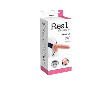 Proteza penisa Real Rapture strap on 20.5 cm wodoodporna