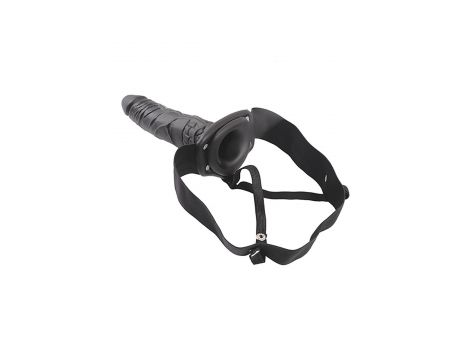 Proteza penisa Real Rapture 20.5 cm czarny wodoodporna - 2