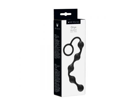 Kulki analne silikonowe Me You Us Onyx 20.5 cm