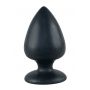 Korek analny Black Velvets silikonowy duży z przyssawką 14 cm - 4