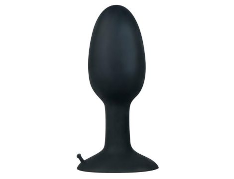 Korek analny silikonowy Backdoor Friend czarny 12 cm - 4
