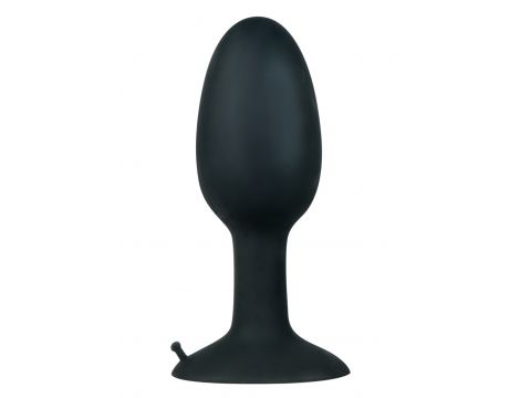 Korek analny silikonowy Backdoor Friend czarny 12 cm - 3