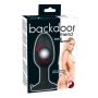 Korek analny silikonowy Backdoor Friend czarny 12 cm - 2