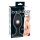 Korek analny silikonowy Backdoor Friend czarny 12 cm