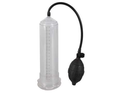 Pompka do penisa Mister Boner przezroczysta 21,5 cm - 2