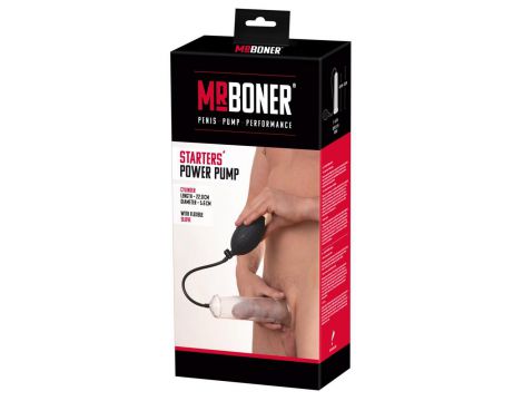 Pompka do penisa Mister Boner przezroczysta 21,5 cm - 6