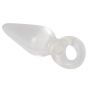 Korek analny transparentny z pętlą na palec You2Toys 9,5 cm - 6