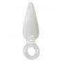 Korek analny transparentny z pętlą na palec You2Toys 9,5 cm - 4