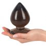 Korek analny Big Plug You2Toys PVC 13 cm czarny transparentny - 9