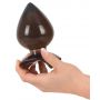 Korek analny Big Plug You2Toys PVC 13 cm czarny transparentny - 10