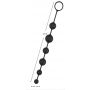 Łańcuch kulkowy analny Black Velvets silikonowy czarny 40 cm - 7