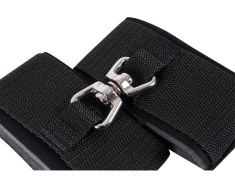 Kajdanki wyściełane z opaską na oczy Bad Kitty 34 cm - 6