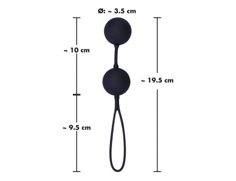 Kulki miłości Black Velvets dla początkujących silikonowe 19.5 cm - 10