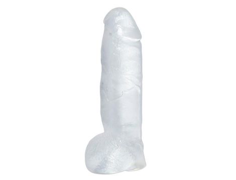 Dildo żelowe Crystal przezroczyste 23 cm średnica 5 cm - 3