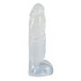 Dildo żelowe Crystal przezroczyste 23 cm średnica 5 cm - 6