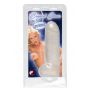 Dildo żelowe Crystal przezroczyste 23 cm średnica 5 cm - 3
