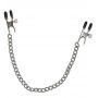 Klipsy na sutki z łańcuchem Fetish Collection 30 cm metalowe - 5