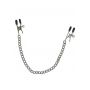 Klipsy na sutki z łańcuchem Fetish Collection 30 cm metalowe - 4
