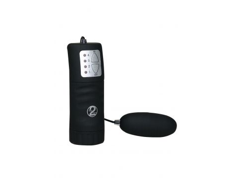 Wibrujące jajko aksamitne You2Toys czarne 6 cm - 4