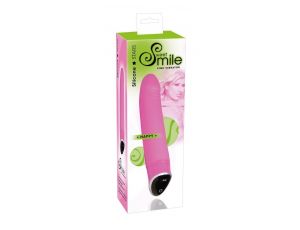 Wibrator silikonowy Happy Sweet Smile różowy 22 cm