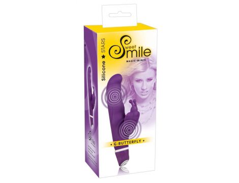 Wibrator motylkowy Sweet Smile G silikonowy 15 5 cm - 2
