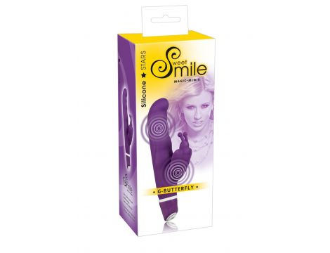 Wibrator motylkowy Sweet Smile G silikonowy 15 5 cm