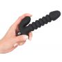 Wibrator analny silikonowy Black Velvets czarny 17 cm - 7