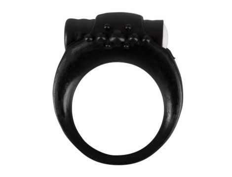 Wibrujący pierścień erekcyjny Sweet Smile silikonowy czarny 3,2 cm - 4