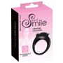 Wibrujący pierścień erekcyjny Sweet Smile silikonowy czarny 3,2 cm - 3