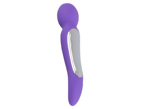 Wibrator dwustronny Sweet Smile fioletowy USB 22 cm - 3