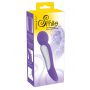 Wibrator dwustronny Sweet Smile fioletowy USB 22 cm - 2
