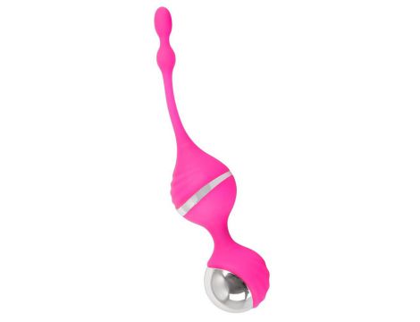 Kulki wibracyjne Sweet Smile różowe USB 18 cm - 3