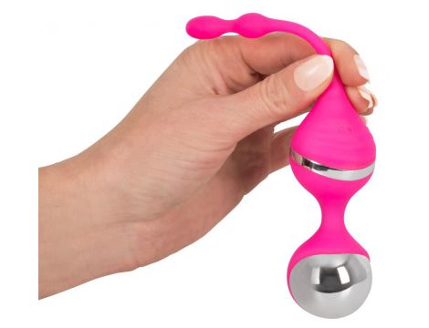 Kulki wibracyjne Sweet Smile różowe USB 18 cm - 5
