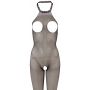 Bodystocking siatkowy z otworami czarny SL NO:XQSE - 10