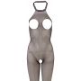 Bodystocking siatkowy z otworami czarny SL NO:XQSE - 9